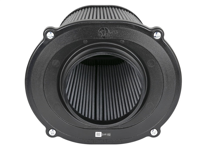aFe Quantum Pro DRY S Air Filter Inverted Top - 5in Flange x 8in Height - Dry PDS - Image 4