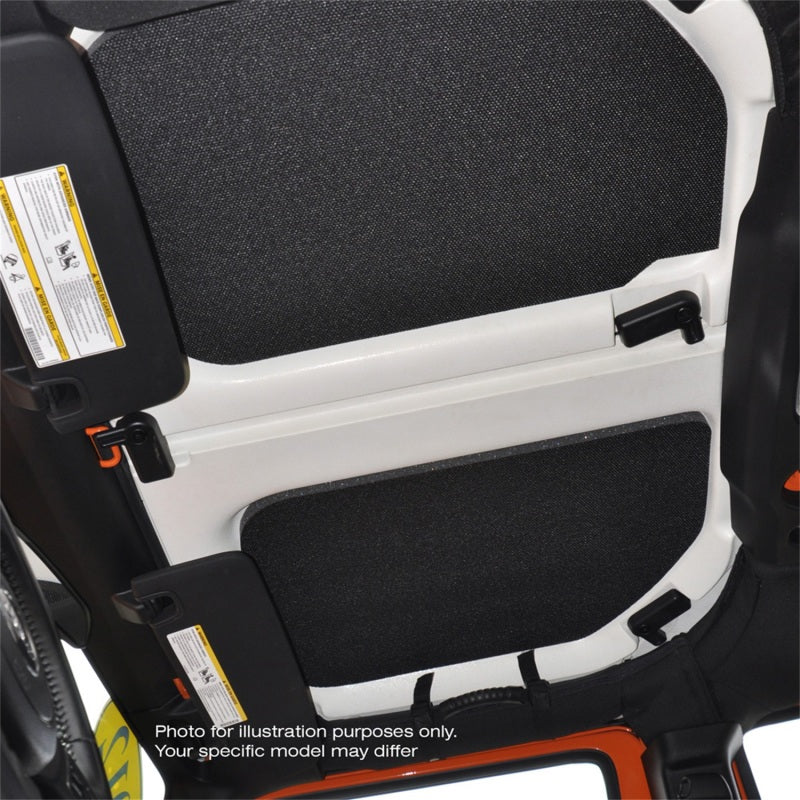 DEI 04-06 Jeep Wrangler LJ Unliminted Headliner Complete Kit - Black - Image 3