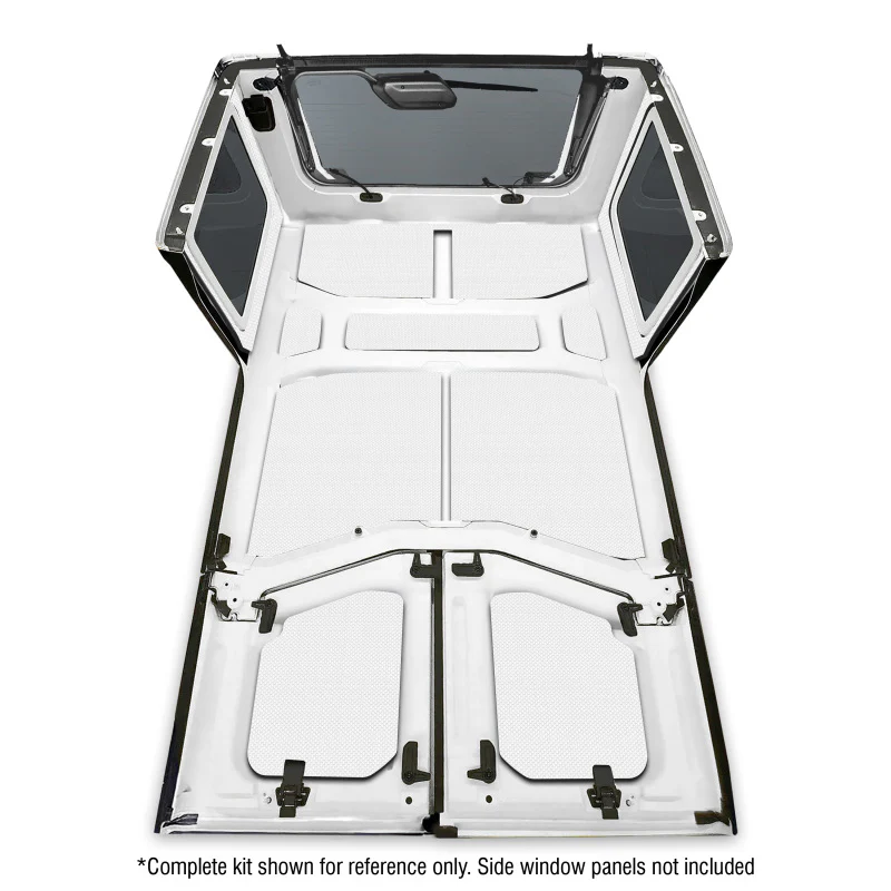 DEI 18-23 Jeep Wrangler JL 4-Door Boom Mat Headliner - 9 Piece - White - Image 3