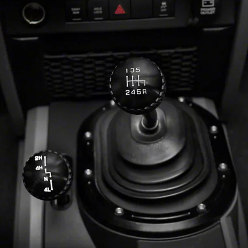 DV8 Offroad 2011-2018 Jeep JK 6-Speed Shift Knob Black - Image 4