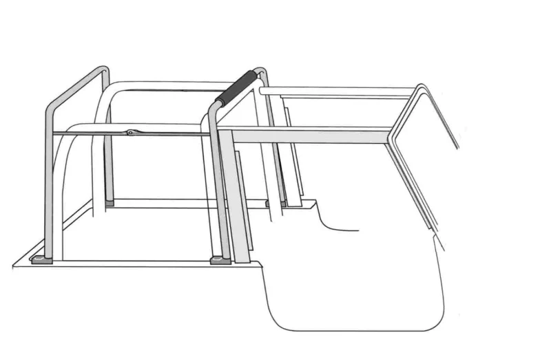 Rampage 1987-1995 Jeep Wrangler(YJ) Soft Top Hardware - Black - Image 4